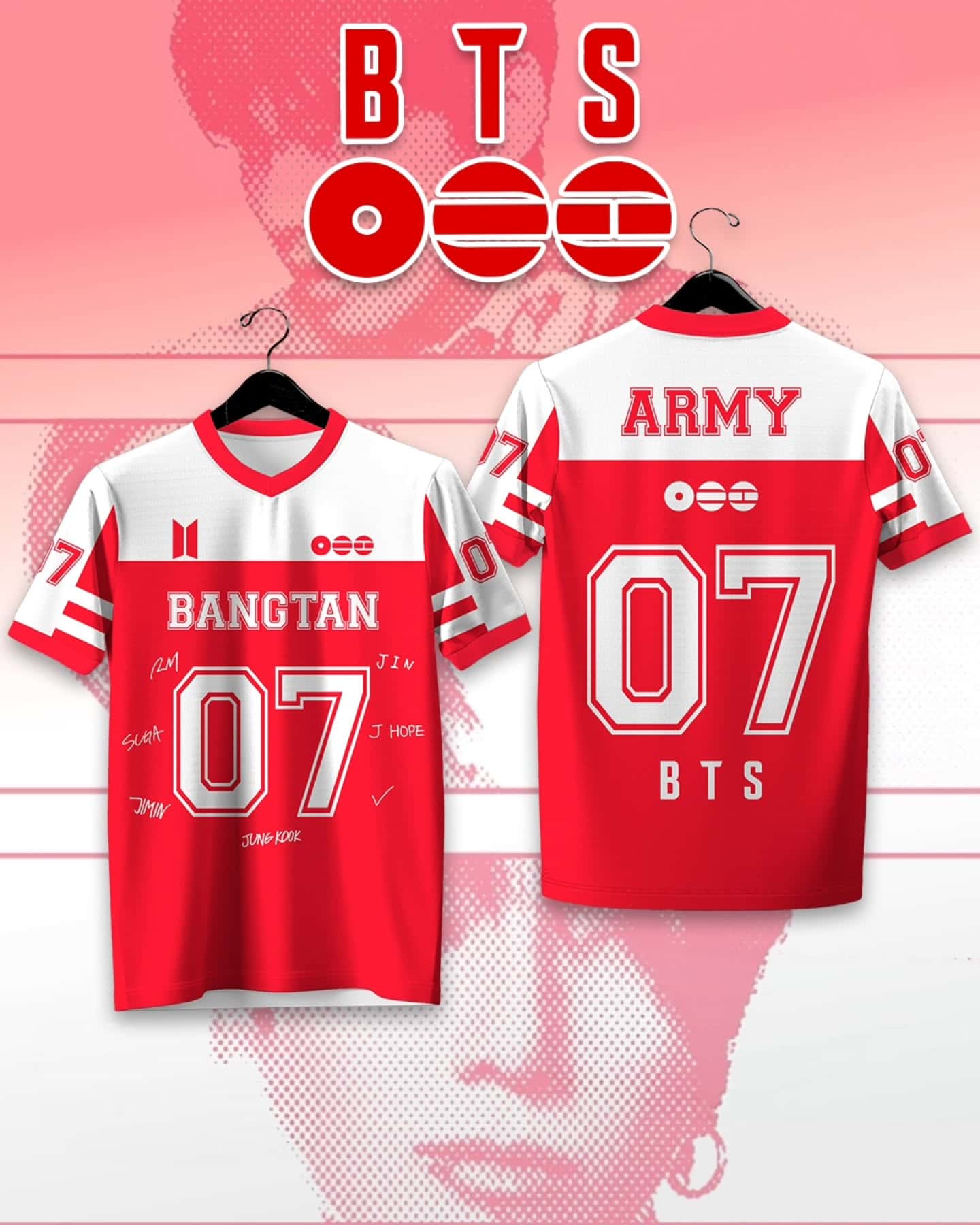 Women'S Fashion Rugby Shirt - قميص رجبي جديد لجيش BTS، هدايا