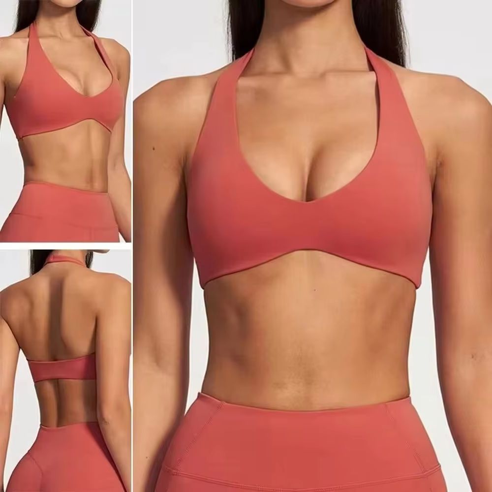 V Neck Cami Top - ملابس داخلية رياضية للنساء، حمالة صدر