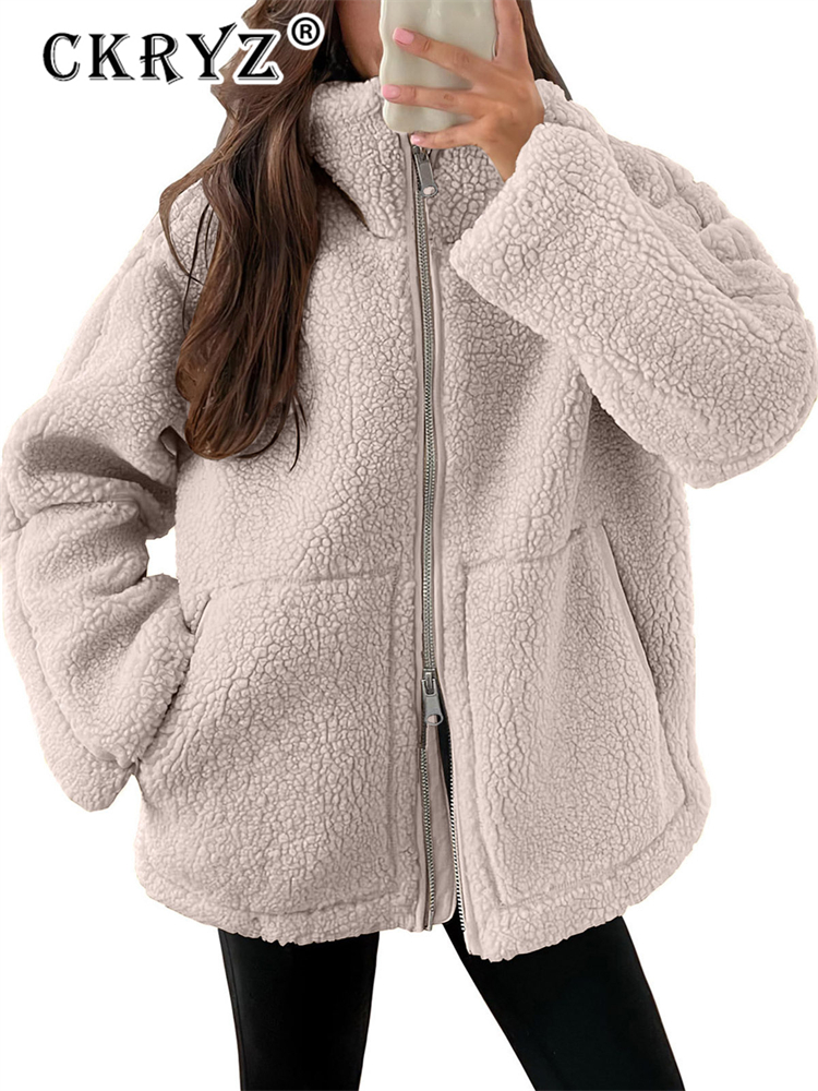Sherpa Coat Women - كرايز شتاء 2026 معطف نسائي جديد