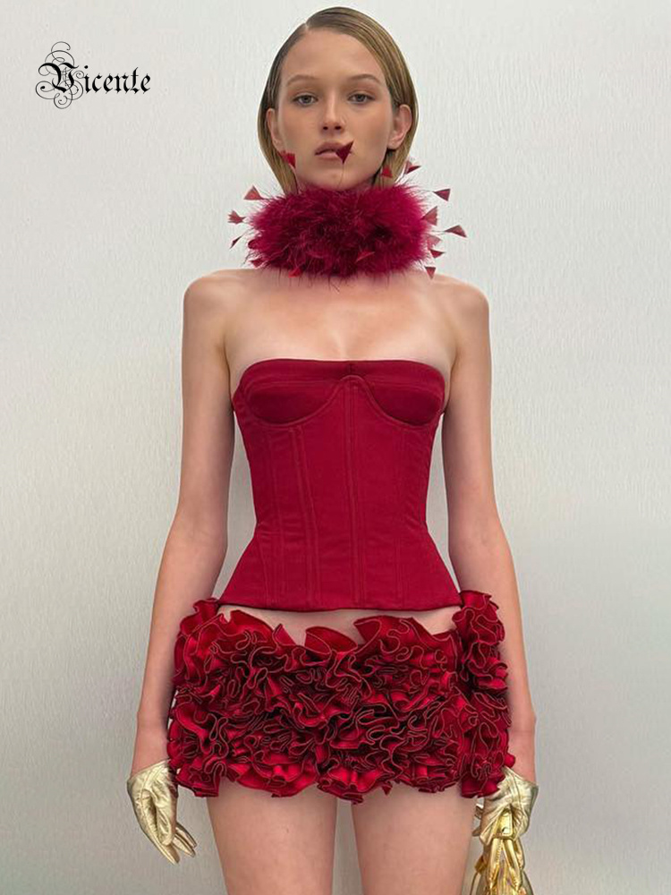 Women Fashion Reddit - VC فستان عيد الميلاد بدون حمالات