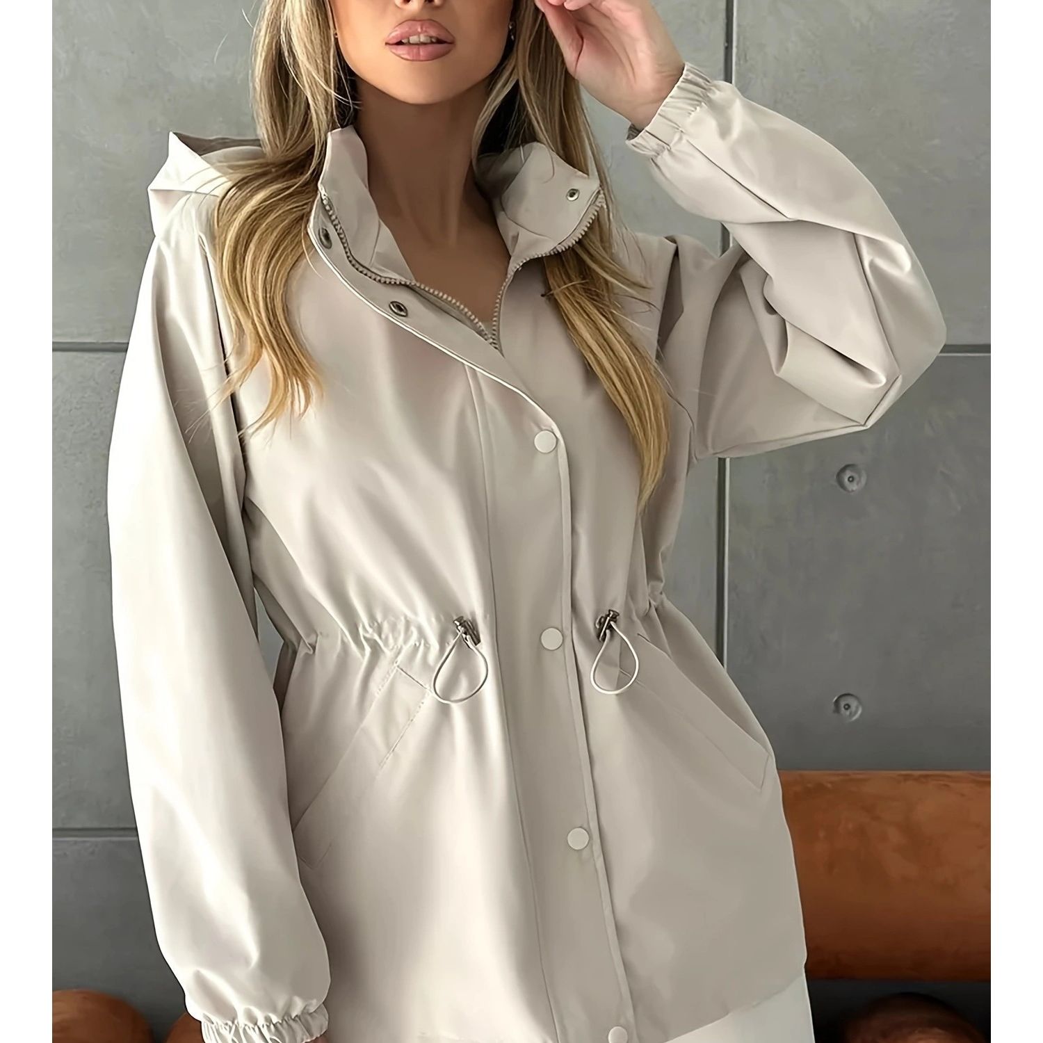 Women'S Fashion Jackets Amazon - معطف واقٍ من الرياح جديد من