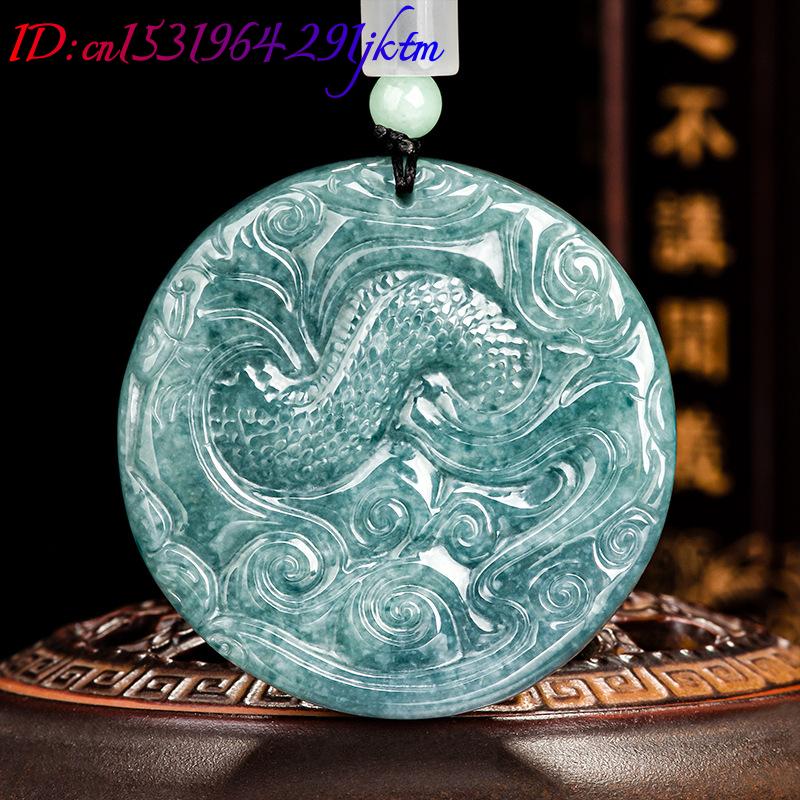 قلادة التنين من اليشم البورمي، - مراجعة Women Fashion Necklace وسعره