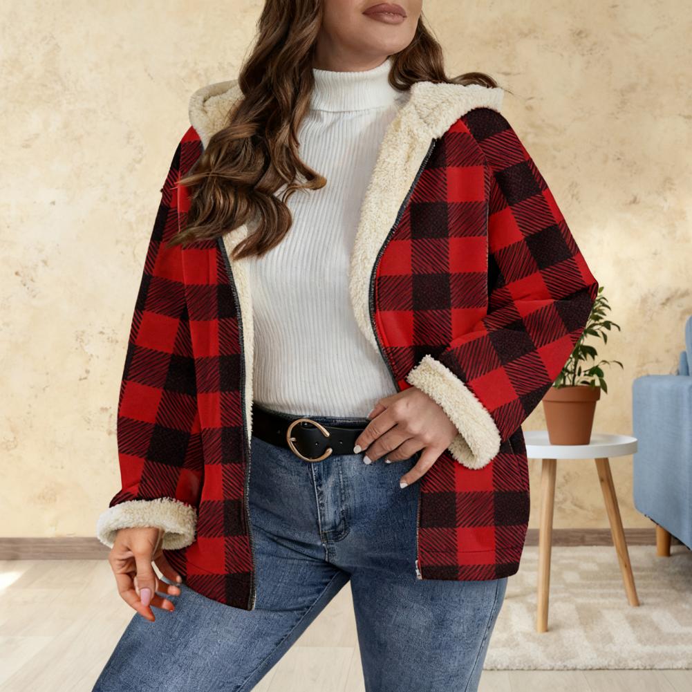 جاكيت نسائي شيربا منقوش بأكمام - مراجعة Sherpa Coat Women وسعره