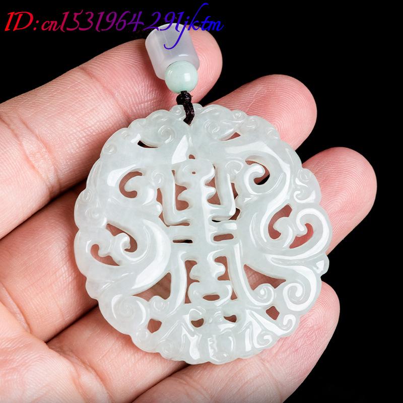 قلادة التنين من اليشم البورمي، - مراجعة Women Fashion Necklace وسعره