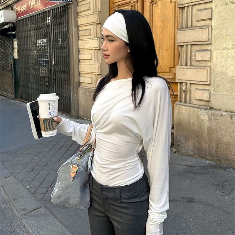 بلوزة نسائية 2026 بكتف واحد وأ - مراجعة Off Shoulder Top وسعره