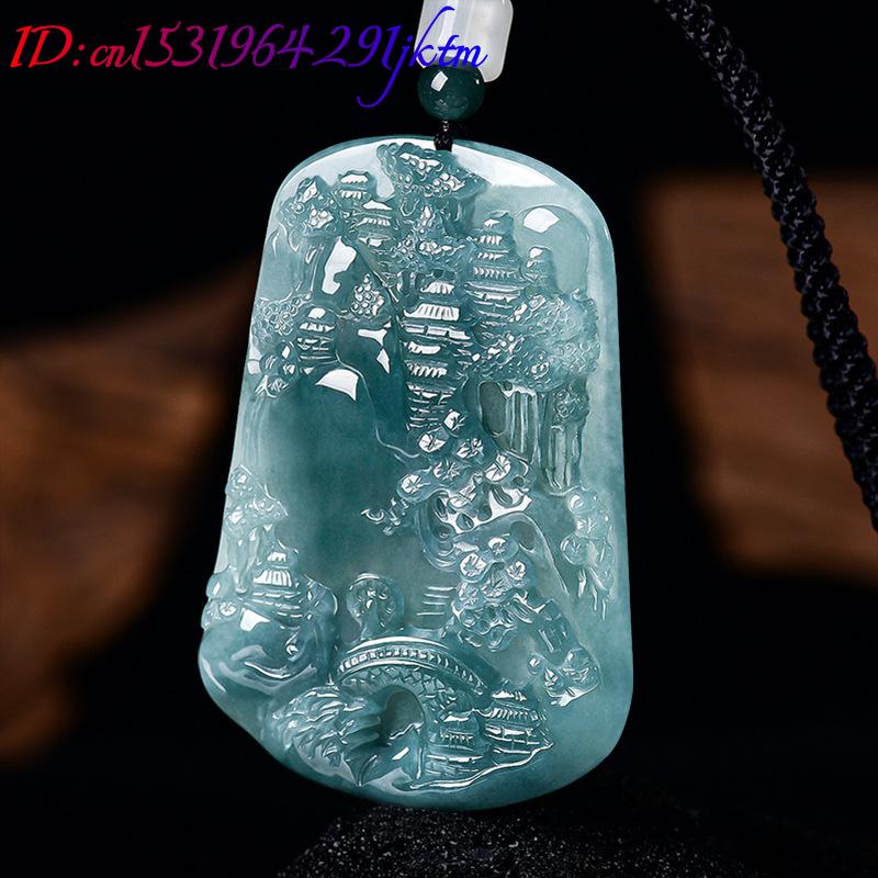 قلادة من اليشم البورمي الطبيعي - مراجعة Women Fashion Necklace وسعره