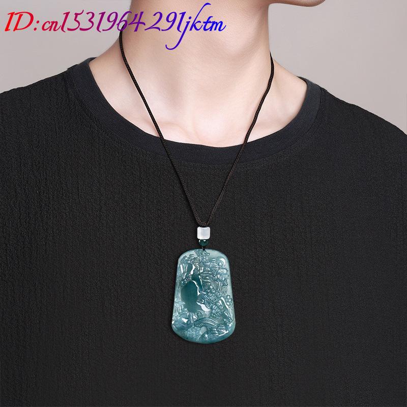 قلادة من اليشم البورمي الطبيعي - مراجعة Women Fashion Necklace وسعره