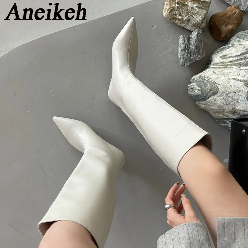 Aneikeh 2026 موضة مثيرة وأشار  - مراجعة Women'S Fashion Knee High Boots وسعره