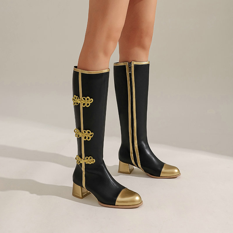 كبيرة الحجم موضة حذاء برقبة لل - مراجعة Women'S Fashion Knee High Boots وسعره