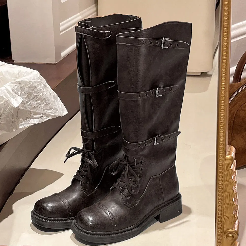 المرأة حذاء برقبة للركبة خمر ح - مراجعة Women'S Fashion Knee High Boots وسعره