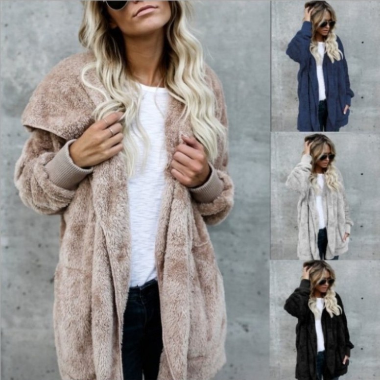 معطف فرو صناعي دافئ من القطيفة - مراجعة Sherpa Coat Women وسعره