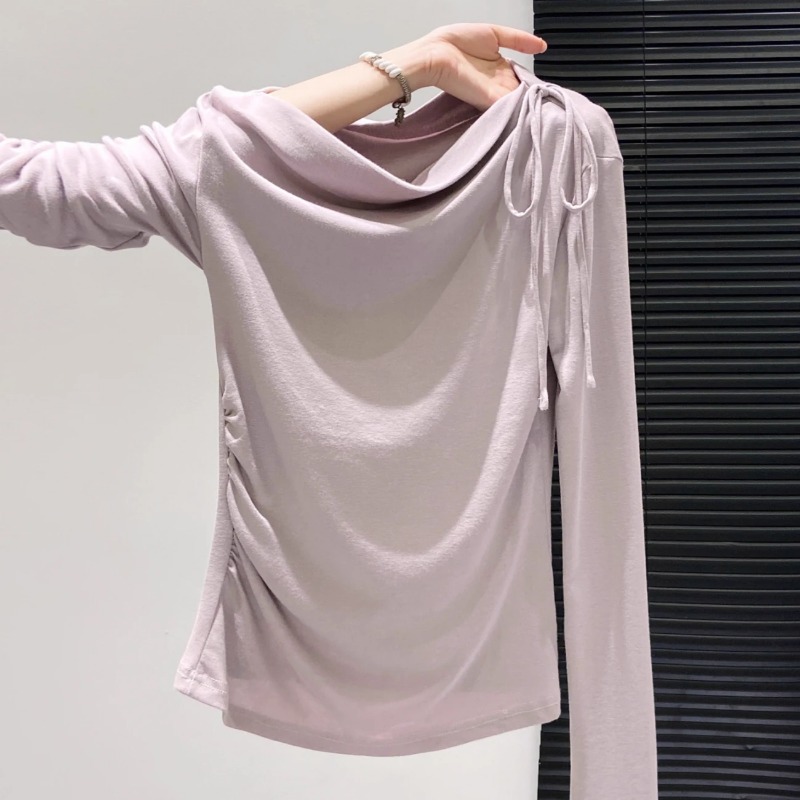 بلوزة نسائية بأكمام طويلة وربا - مراجعة Off Shoulder Top وسعره
