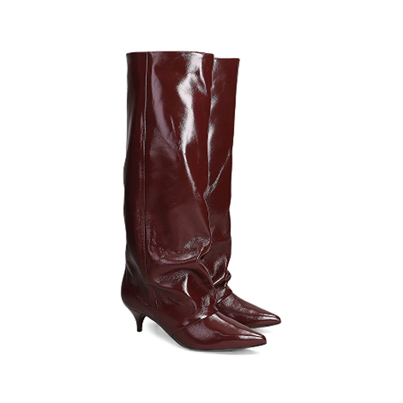 أحذية نسائية جديدة للخريف والش - مراجعة Women'S Fashion Knee High Boots وسعره