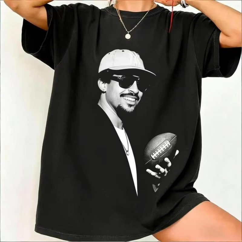 عرض ساخن: تي شيرت بطبعة جرافيك - مراجعة Women'S Fashion Rugby Shirt وسعره