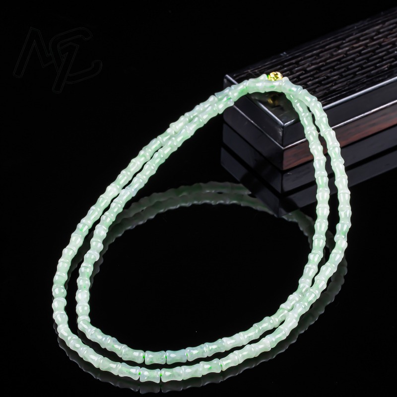 سوار وقلادة من اليشم الطبيعي ا - مراجعة Women Fashion Necklace وسعره