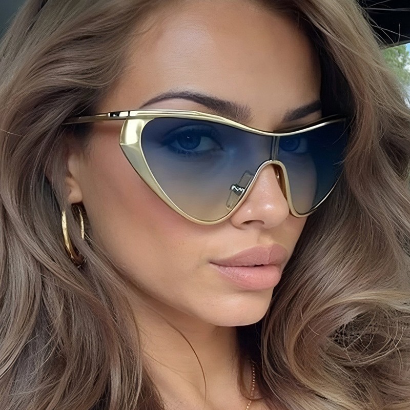 نظارات شمسية بدون إطار بتصميم  - مراجعة Women Fashion Glasses وسعره