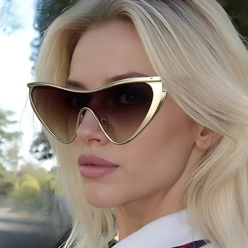 نظارات شمسية بدون إطار بتصميم  - مراجعة Women Fashion Glasses وسعره