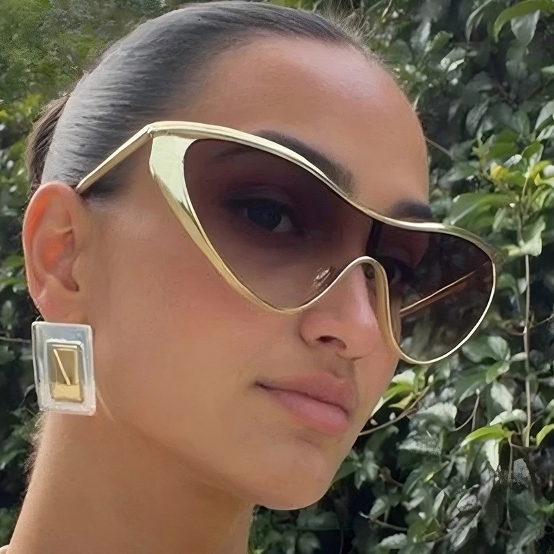 نظارات شمسية بدون إطار بتصميم  - مراجعة Women Fashion Glasses وسعره