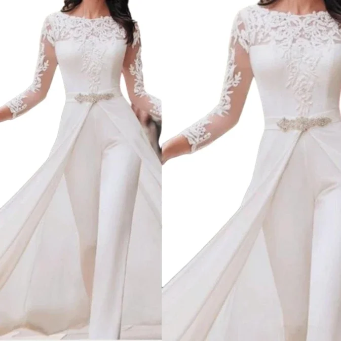 بدلة قفز بيضاء أنيقة للنساء طو - مراجعة Women'S Fashion Overalls وسعره