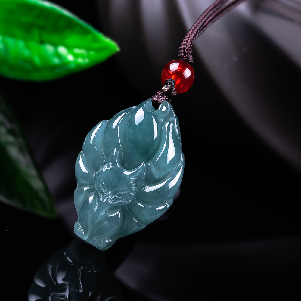 قلادة ثعلب من اليشم البورمي ال - مراجعة Women Fashion Necklace وسعره