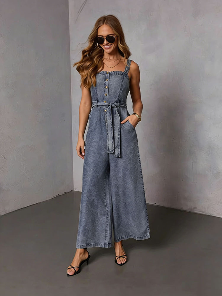 أفرولات جينز نسائية صيفية بتصم - مراجعة Women'S Fashion Overalls وسعره