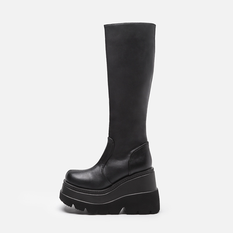 أحذية نسائية ذات نعل سميك، أحذ - مراجعة Women'S Fashion Knee High Boots وسعره