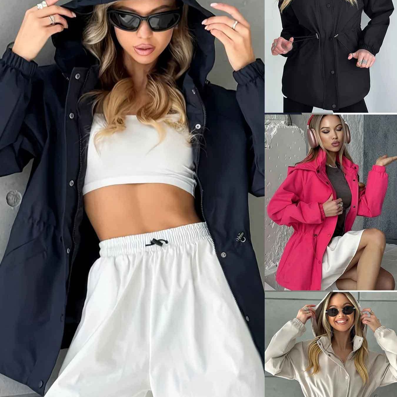 معطف واقٍ من الرياح جديد من أم - مراجعة Women'S Fashion Jackets Amazon وسعره