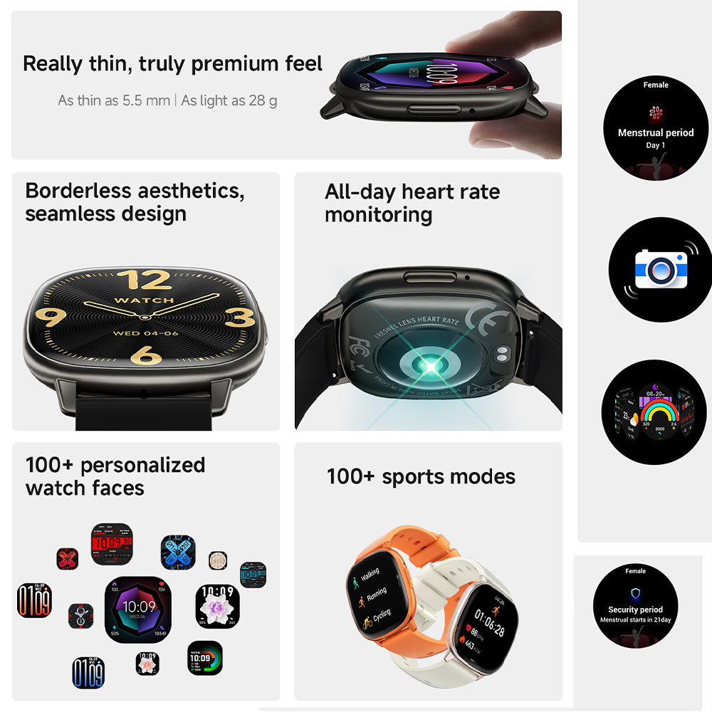 ساعة ذكية HD17 Air AMOLED لتتب - مراجعة Women Fashion Week 2026 وسعره