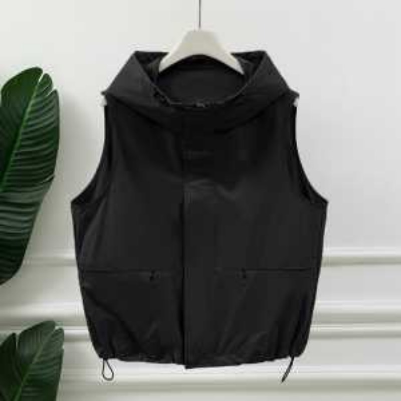 سترة نسائية بغطاء للرأس باللون - مراجعة Women'S Fashion Utility Vest وسعره