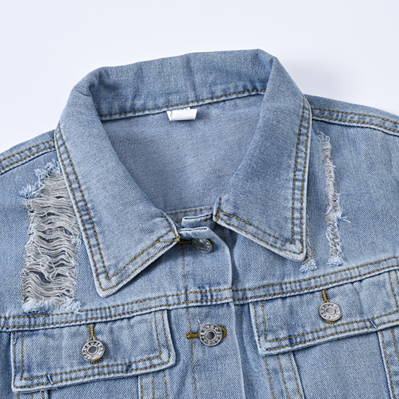 جاكيت دينيم قصير بأكمام قصيرة  - مراجعة Women'S Fashion Jackets Amazon وسعره
