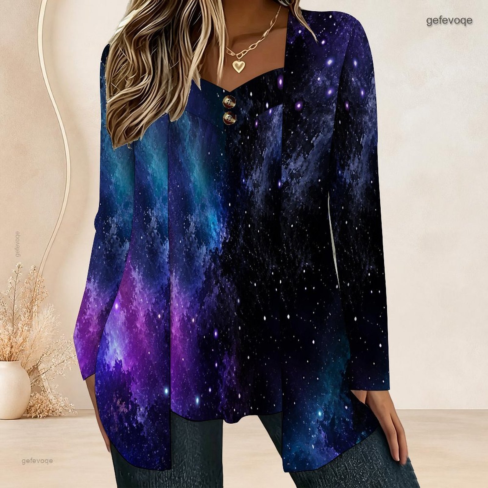 بلوزة نسائية بأكمام طويلة بتصم - مراجعة V Neck Cami Top وسعره