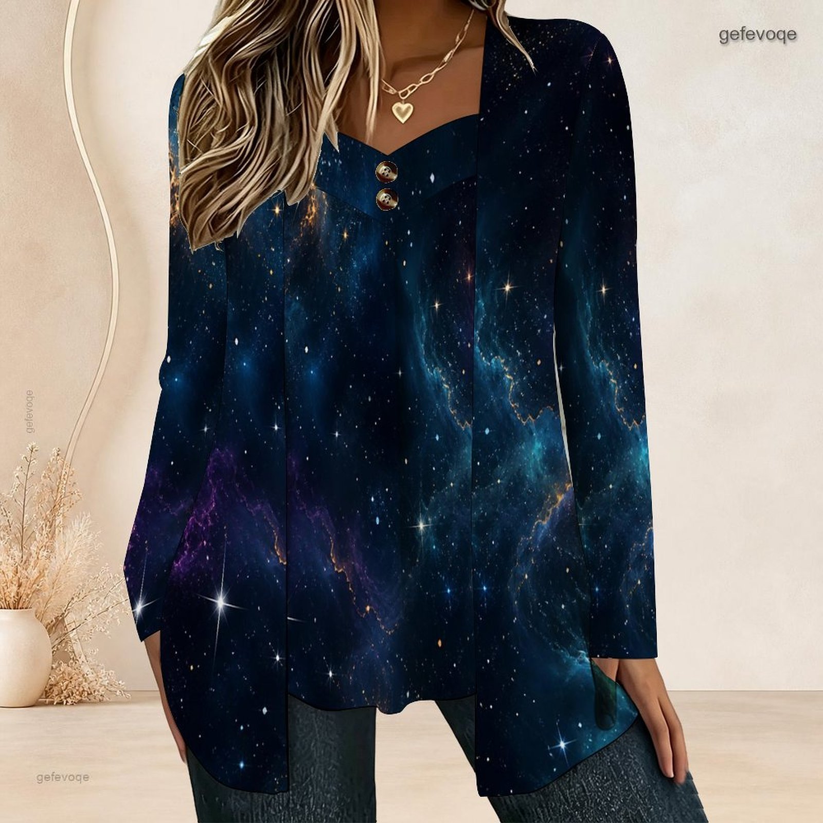 بلوزة نسائية بأكمام طويلة بتصم - مراجعة V Neck Cami Top وسعره