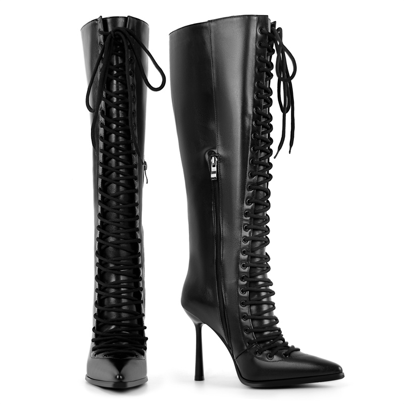 Onlymaker أشار تو الدانتيل يصل - مراجعة Women'S Fashion Knee High Boots وسعره