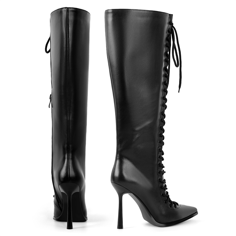 Onlymaker أشار تو الدانتيل يصل - مراجعة Women'S Fashion Knee High Boots وسعره