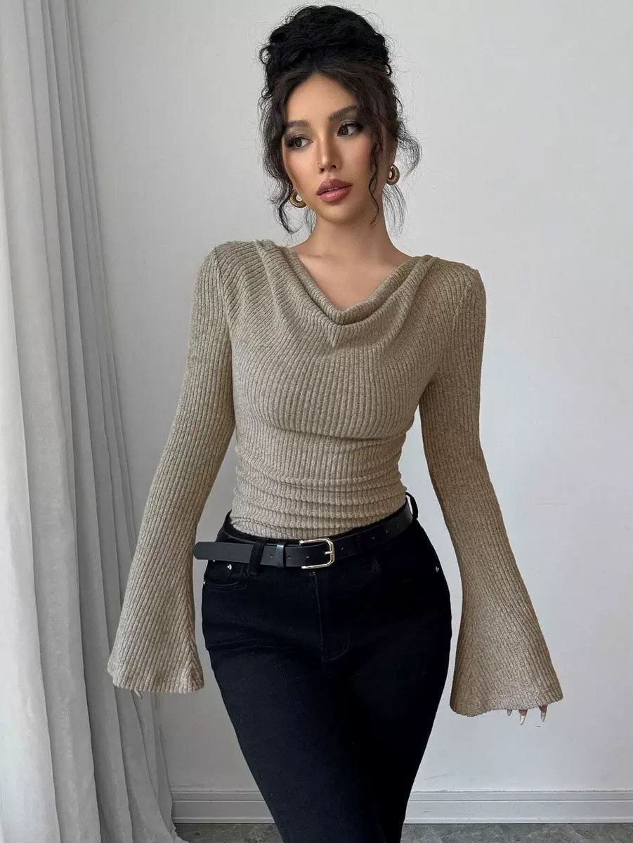 بلوزة نسائية بكتف مكشوف وياقة  - مراجعة Off Shoulder Top وسعره