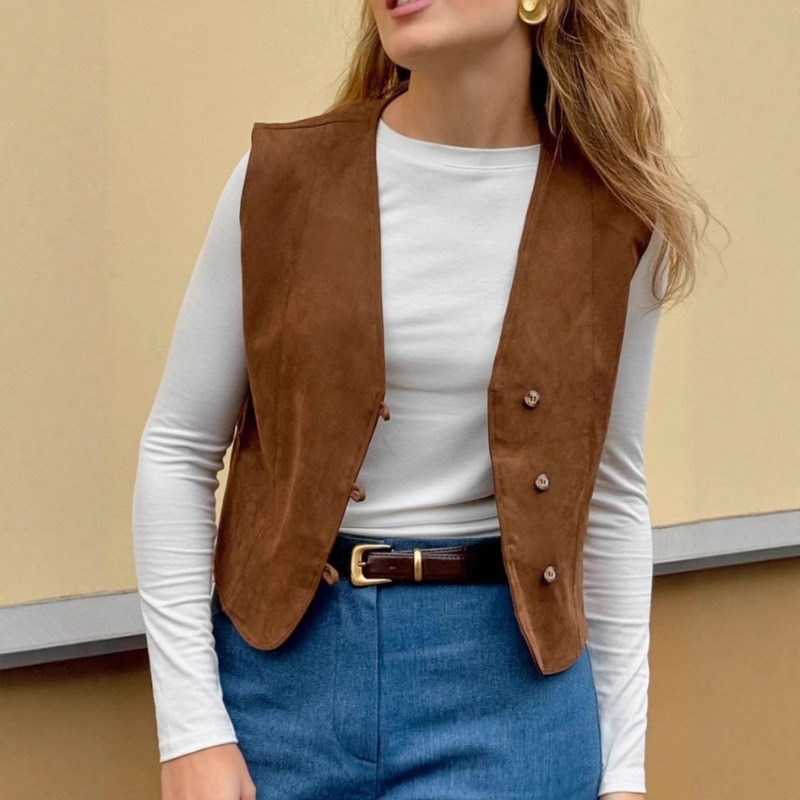 سترة نسائية من FL بتصميم كلاسي - مراجعة Women'S Fashion Utility Vest وسعره