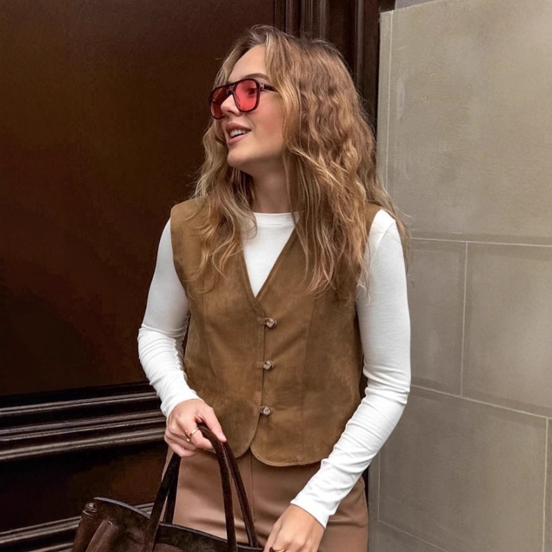 سترة نسائية من FL بتصميم كلاسي - مراجعة Women'S Fashion Utility Vest وسعره