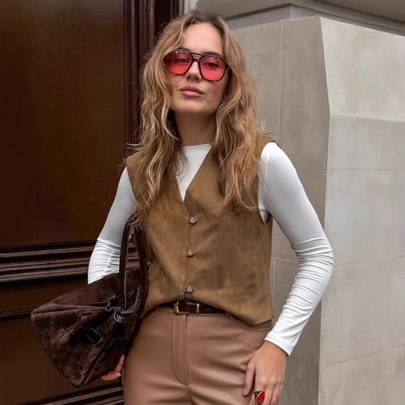 سترة نسائية من FL بتصميم كلاسي - مراجعة Women'S Fashion Utility Vest وسعره