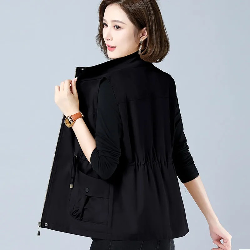 سترة نسائية خفيفة الوزن بياقة  - مراجعة Women'S Fashion Utility Vest وسعره